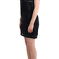 Elegant Black Cocktail Dress - Short Sleeve