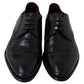 Elegant Black Leather Derby Formal Shoes