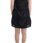 Elegant Black Cocktail Dress - Short Sleeve