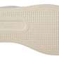 Quilted Leather Sneakers in White & Gray