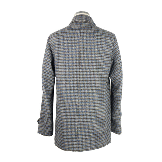 Gray Wool Men Jacket