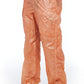 Orange Polyurethane Men Pant