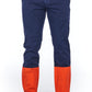 Blue Cotton Men Trouser