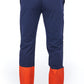 Blue Cotton Men Trouser