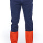 Blue Cotton Men Trouser
