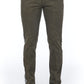 Brown Cotton Men Trouser