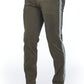 Brown Cotton Men Trouser