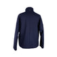 Elegant Blue Zip-Up Jacket