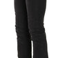 Elegant Low Waist Skinny Black Pants
