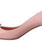 Elegant Pink Crystal Pumps