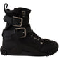 Elevated Trekking Boots with Sculpted Overlays