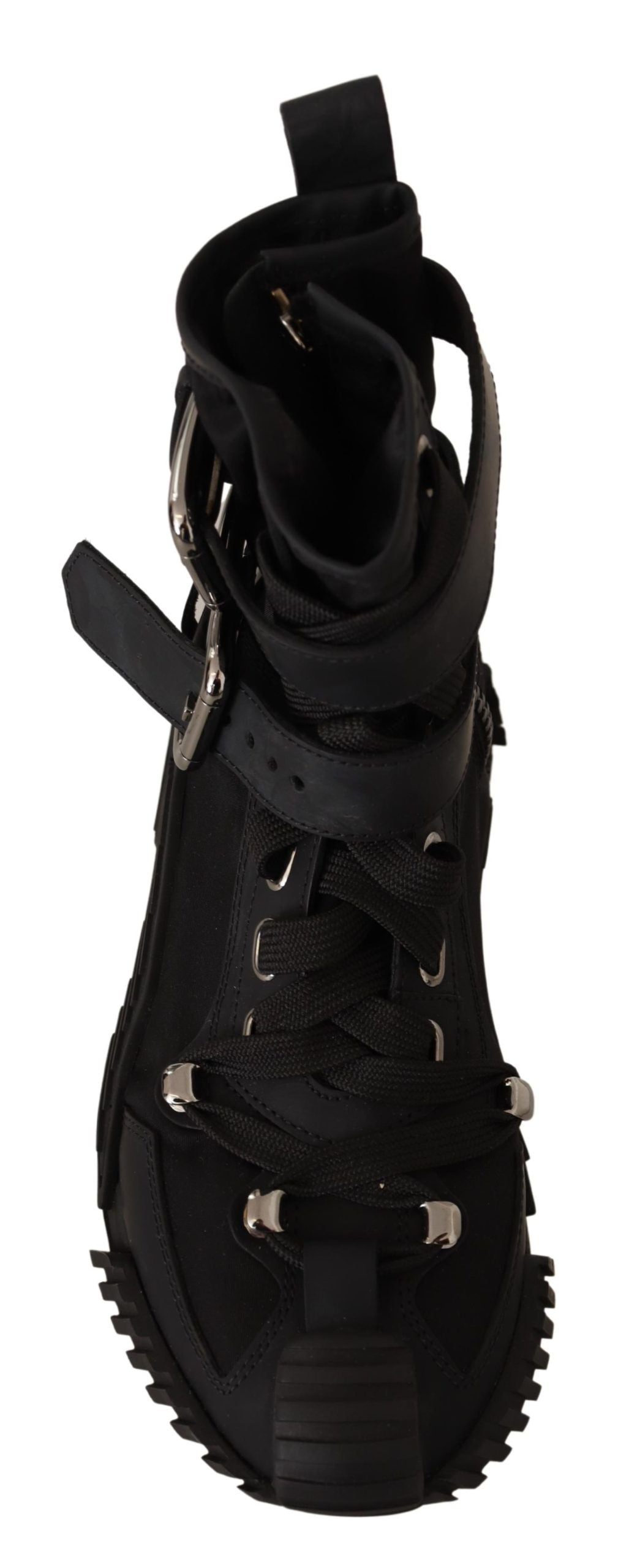 Elevated Trekking Boots with Sculpted Overlays