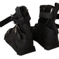 Elevated Trekking Boots with Sculpted Overlays