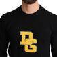 Stunning Black Wool Pullover Sweater