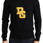 Stunning Black Wool Pullover Sweater