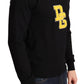 Stunning Black Wool Pullover Sweater