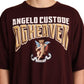 Bordeaux Heaven Print Cotton T-Shirt