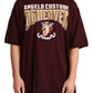 Bordeaux Heaven Print Cotton T-Shirt