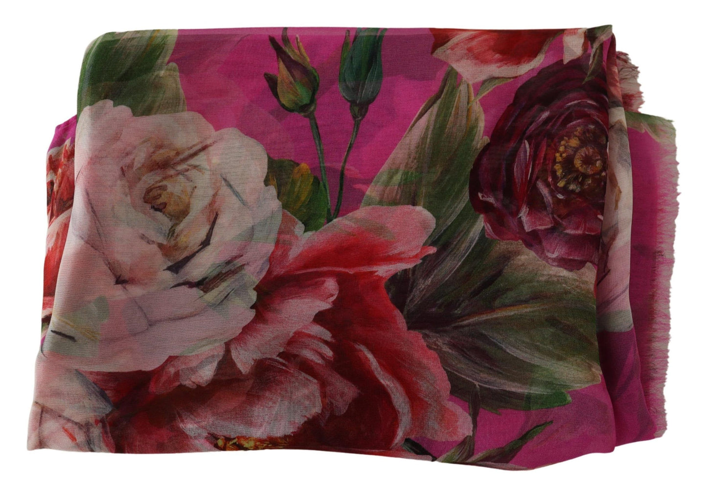 Elegant Floral Silk Scarf