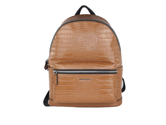 Cooper Crocodile Embossed Leather Backpack Bookbag (Luggage)