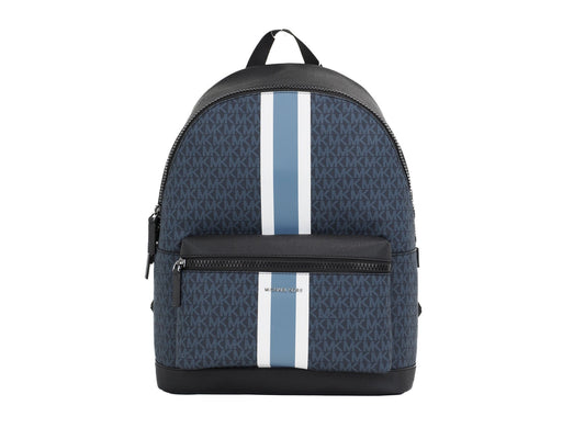 Cooper Large Signature PVC Varsity Stripe Backpack Bookbag (Admiral Multi)