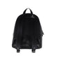 Cooper Crocodile Embossed Leather Backpack Bookbag (Black)