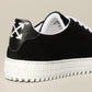 Black Suede Women Sneaker