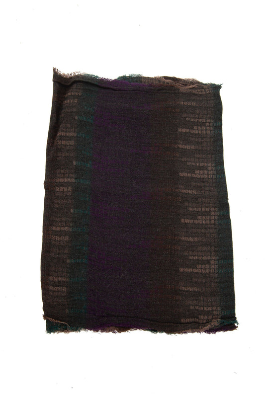 Multicolor Recycled Wool Men Scarf