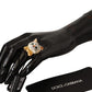 Elegant Gold Feline Charm Ring