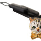 Elegant Gold Feline Charm Ring