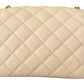 Chic Nappa Leather Crossbody in Purity White