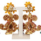 Sicilian Carretto Crystal Dangle Earrings