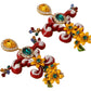 Sicilian Carretto Crystal Dangle Earrings
