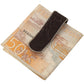 Elegant Caiman Leather Money Clip