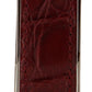 Exquisite Red Leather Money Clip