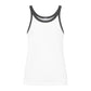 White Cotton Men Tank Top