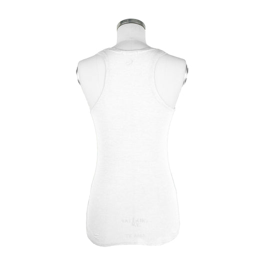 White Cotton Women Tank Top