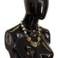 Exquisite Gold Plated Crystal Charm Necklace