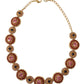 Elegant Multicolor Crystal Charm Necklace