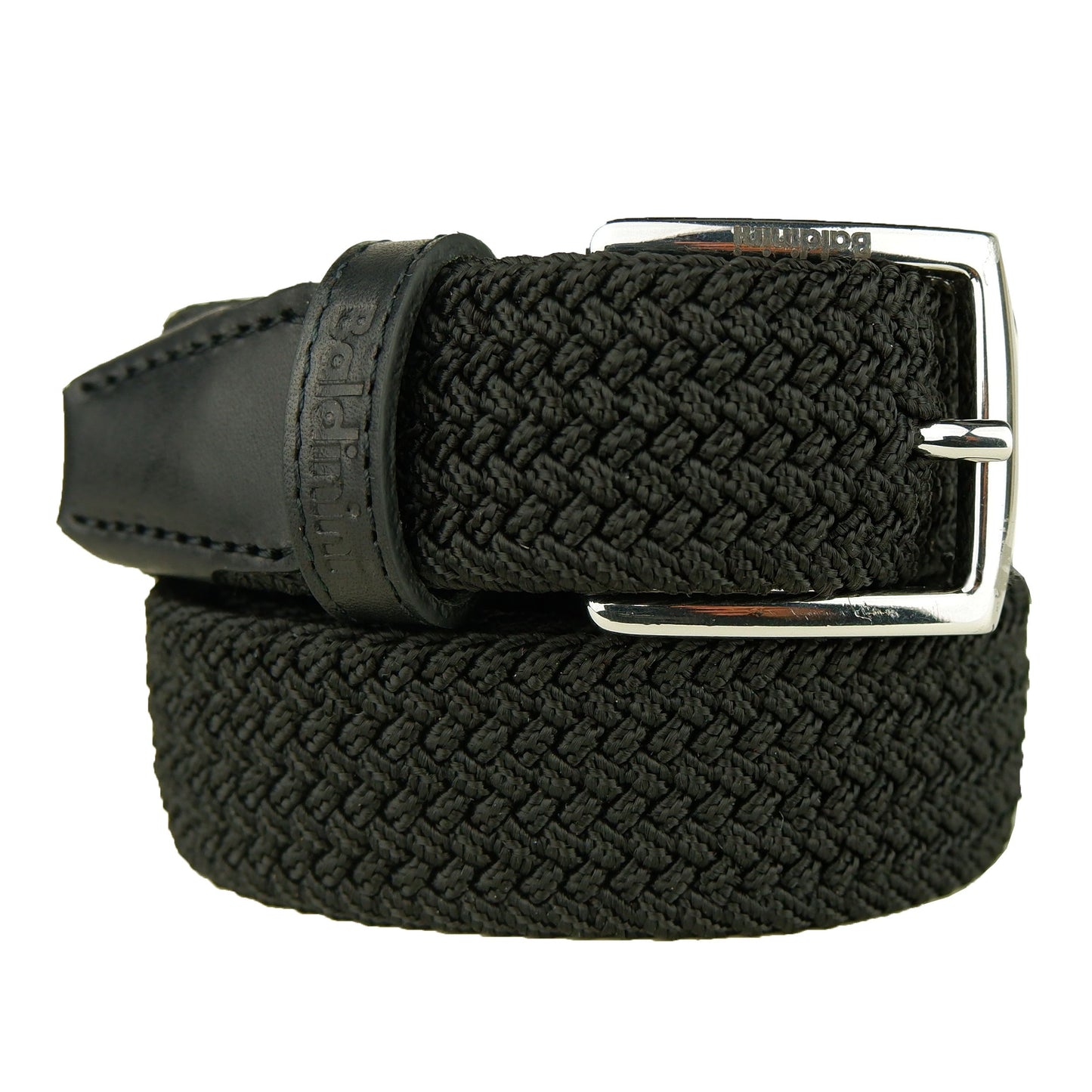 Black Leather Men Belt