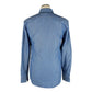 Blue Cotton Men Shirt