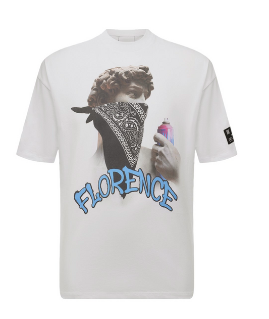 White Cotton Men T-Shirt