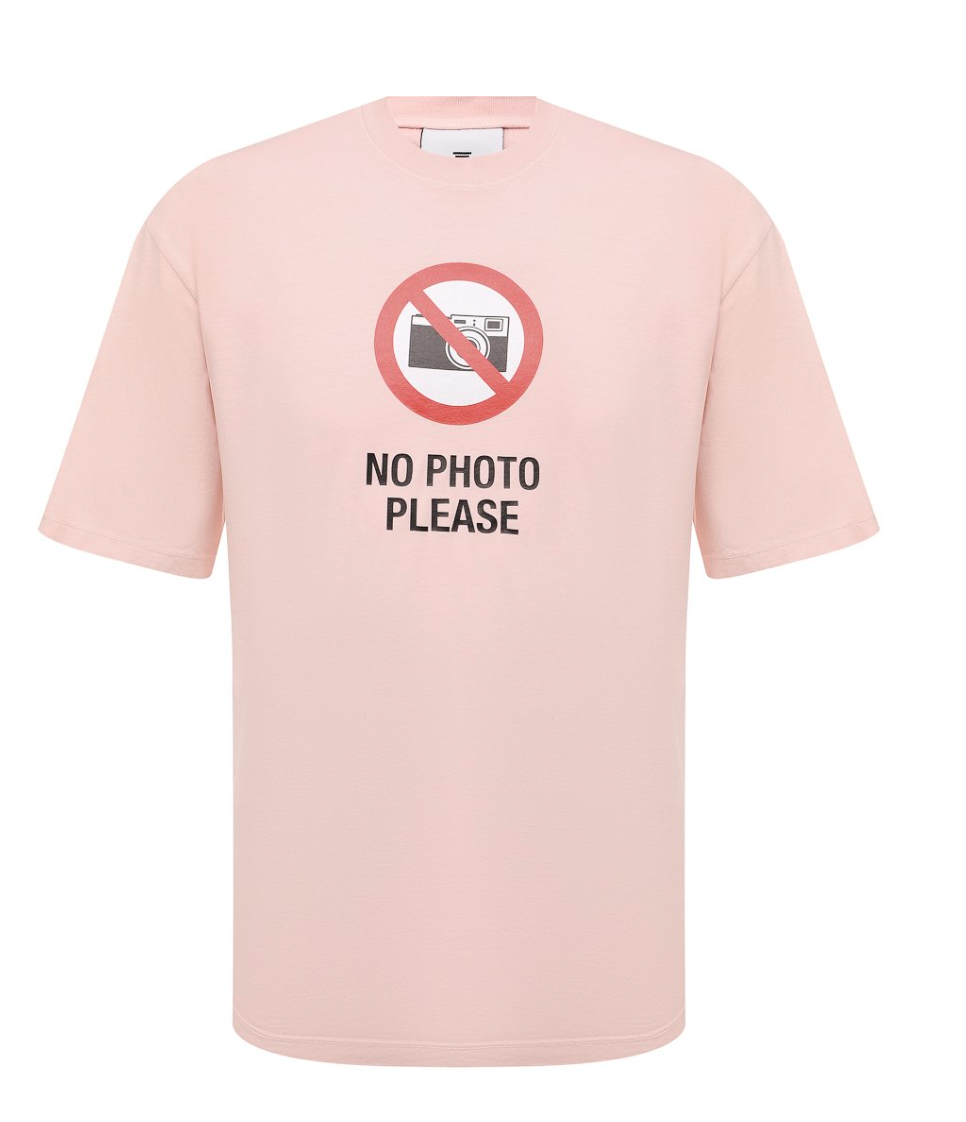 Pink Cotton Men T-Shirt