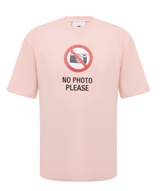 Pink Cotton Men T-Shirt
