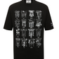 Italian Designer Cotton T-Shirt in Sleek Black