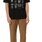 Italian Designer Cotton T-Shirt in Sleek Black