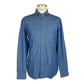 Blue Cotton Men Shirt