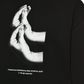 Elegant Black Cotton Tee with Signature Design