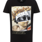 Black Cotton Men T-Shirt
