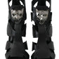 Elegant Panther Head Heeled Pumps